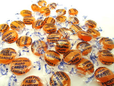 Coastal Bay Fat / SUGAR FREE 8oz Orange Fruit Flavor Hard Candy Candies