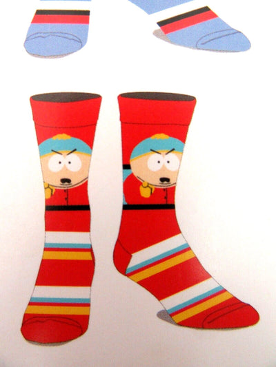 South Park Socks ~ Fits Shoe Size 8-12 ~ Casual Crew ~ 6 Pair