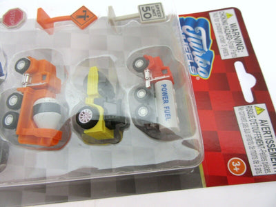 Turbo Wheels ~ Fuel, Roller, Cement, Hauler ~ Trucks ~Tiny Toys!