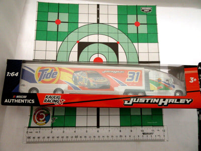 Tide & Gain Rig & Cars Justin Haley & AJ Allmendinger NASCAR  Die Cast 1:64