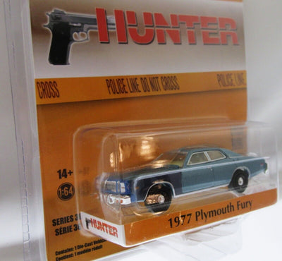 Hunter 1977 Plymouth Fury ~ Greenlight Hollywood  Die Cast 1:64 scale