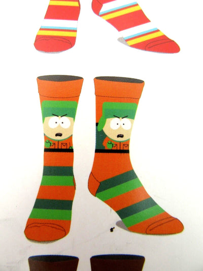 South Park Socks ~ Fits Shoe Size 8-12 ~ Casual Crew ~ 6 Pair