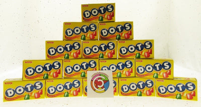 Dots Gum Drops 15 Boxes fruit chewy candy candies "Fun Size" Lot
