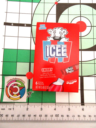Icee Cherry Zero Sugar Free ~ Drink Mix ~ Lot of 3