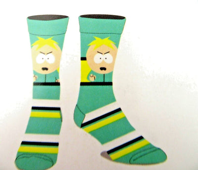 South Park Socks ~ Fits Shoe Size 8-12 ~ Casual Crew ~ 6 Pair
