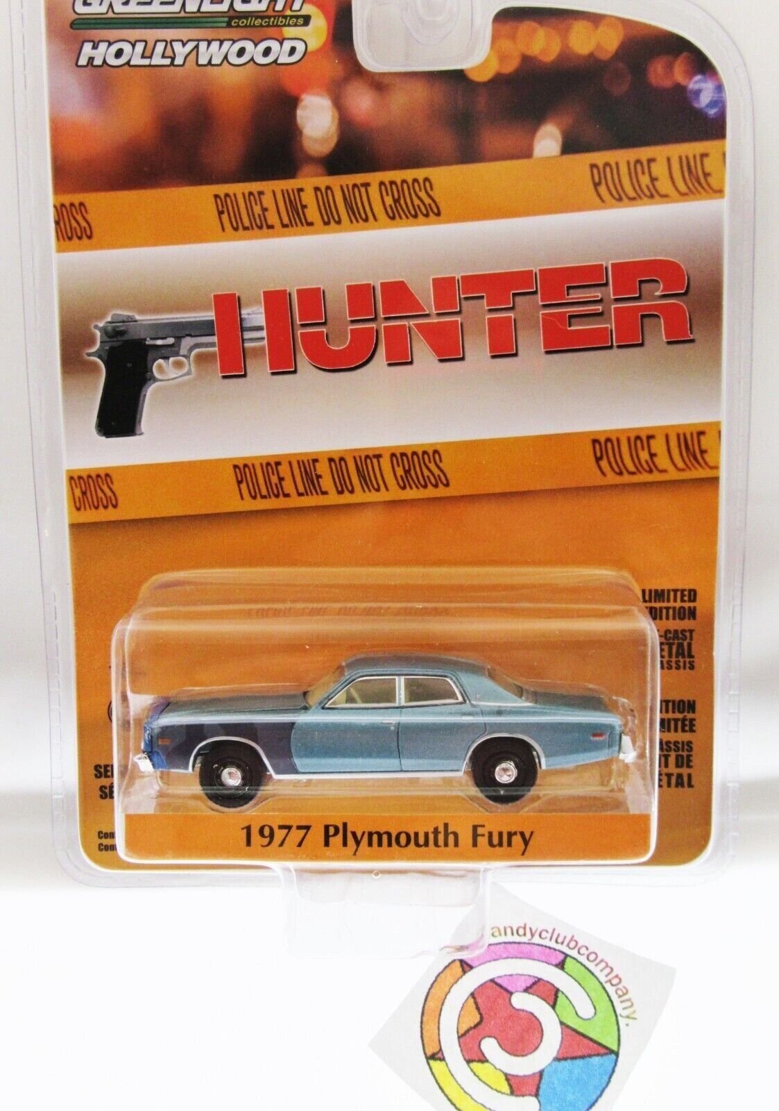 Hunter 1977 Plymouth Fury ~ Greenlight Hollywood  Die Cast 1:64 scale