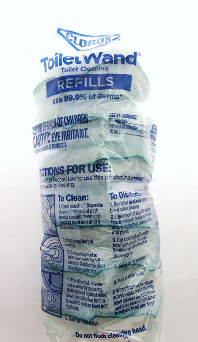 6 Clorox Toilet Disinfecting Refill Heads (1 - 6pack) ~ Rainforest Rush
