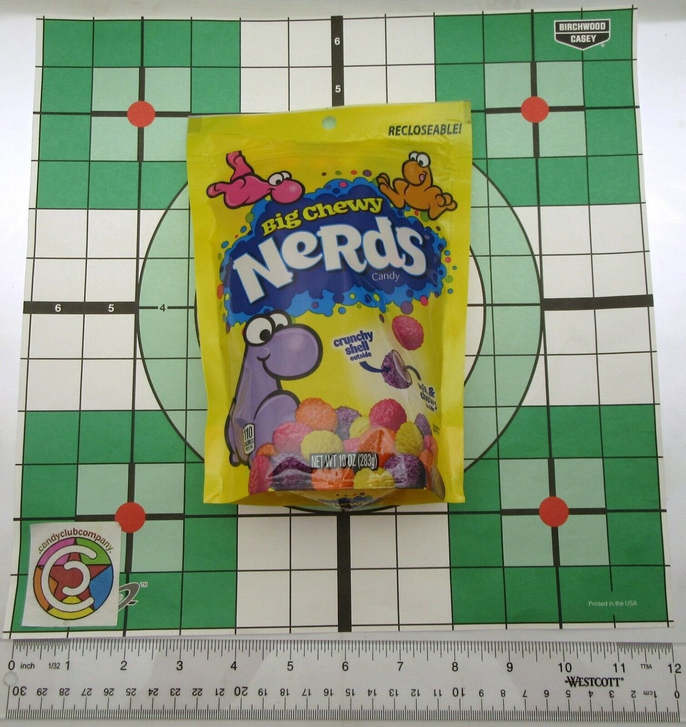 Nerds Big Chewy ~ Crunchy Shell Outside ~ Candy ~ 10oz  Recloseable Bag