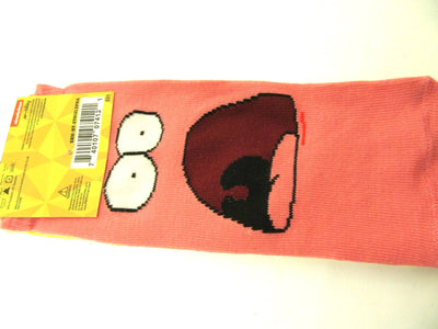 Two Pairs of Sponge Bob & Patrick Ankle Socks for Men Shoe Sizes 6 - 12