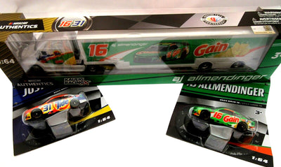 Tide & Gain Rig & Cars Justin Haley & AJ Allmendinger NASCAR  Die Cast 1:64