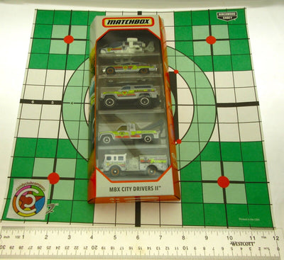 Matchbox MBX City Drivers 2 Die Cast  1:64 scale 5 Vehicles