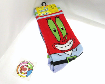 SpongeBob SP! Crew Socks ~ Men Sizes 6 - 12 ~Mr. Crabs ~ One Pair