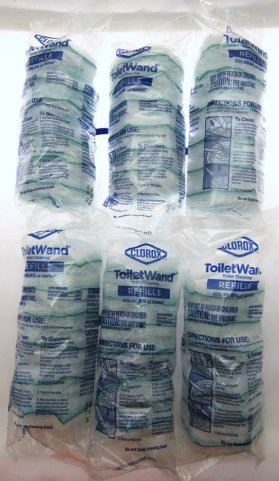 36 Clorox Toilet Disinfecting Refill Heads (6 - 6packs) ~ Rainforest Rush