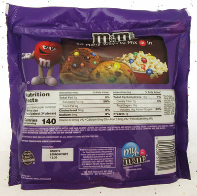 M&M's ~ Dark Chocolate ~ m and m ~ Candy ~ 19.20oz Family Size Bag