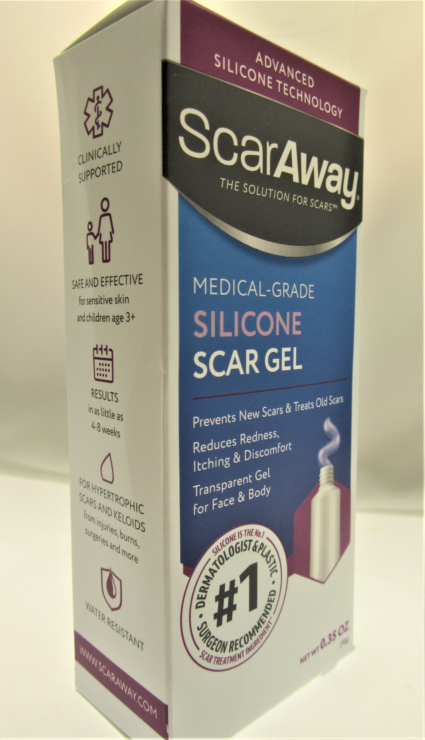 Scar Away ~ Prevents & Treats Scars ~ 100% Silicone Scar Gel