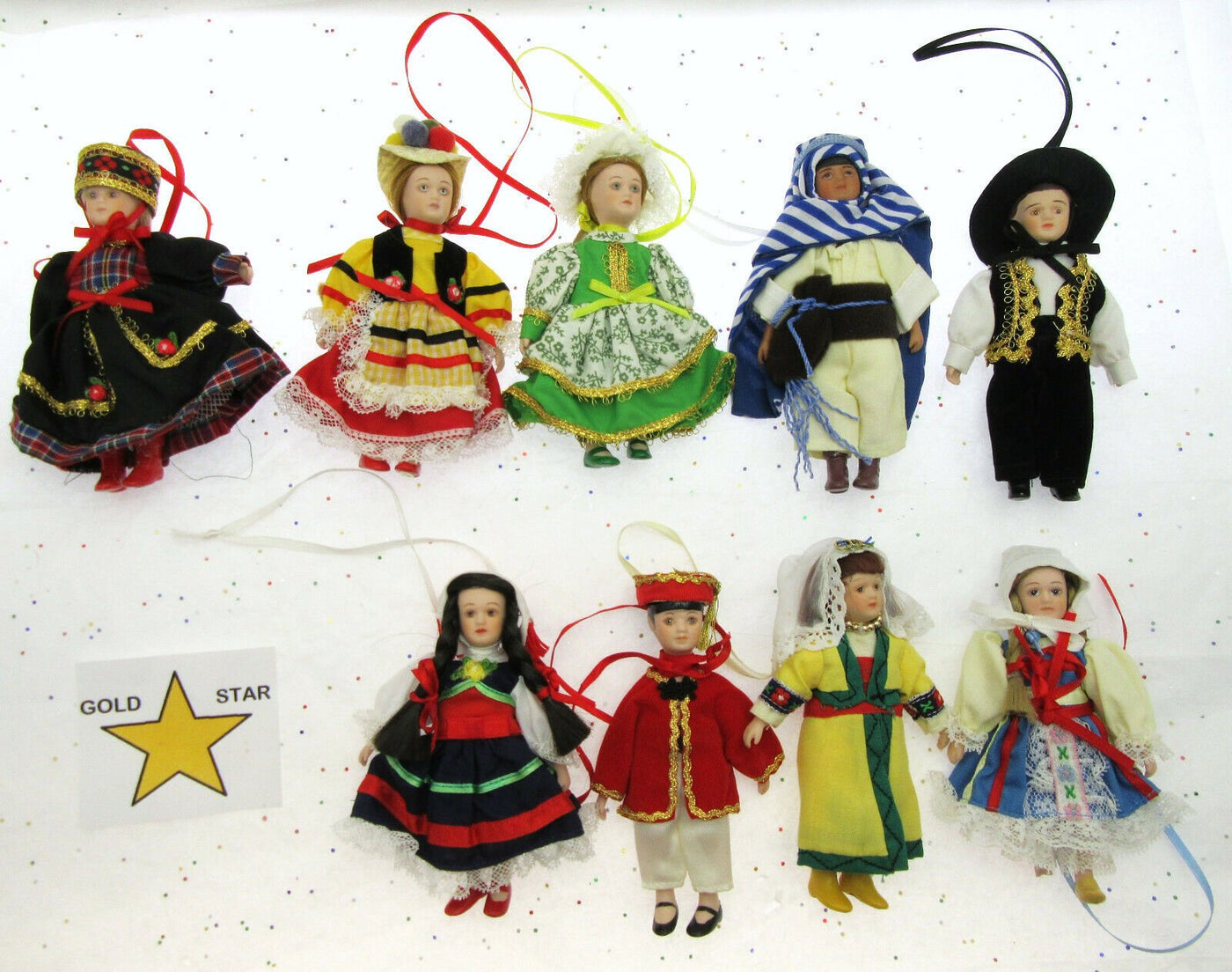 World Cultural Dolls - 9 dolls ~ Unknown