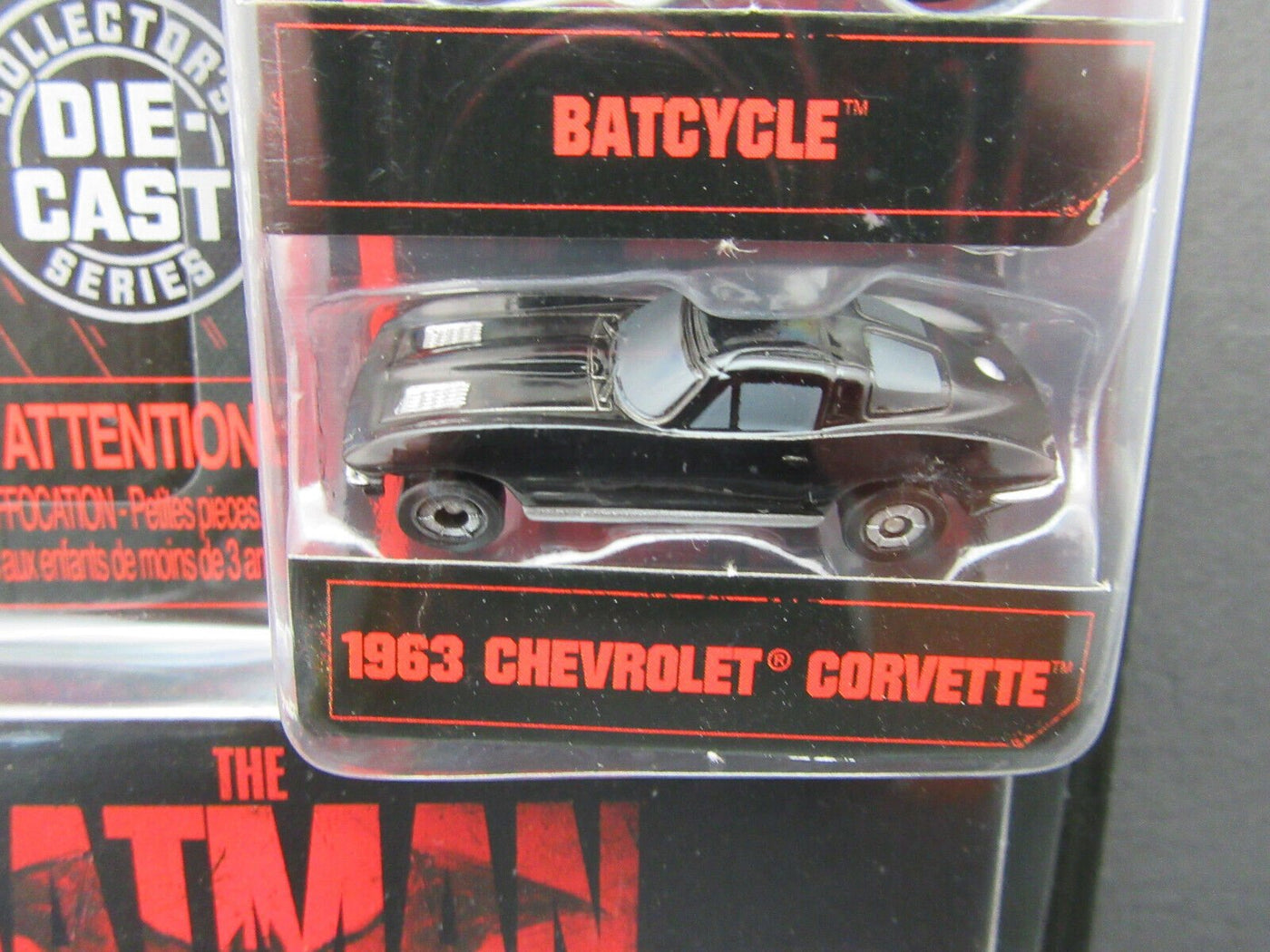 THE BATMAN ~ Nano ~ Hollywood Rides ~ Batmobile, Batcycle & Corvette ~ Die Cast