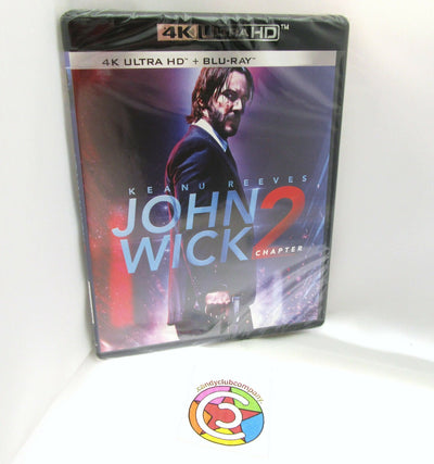 John Wick: Chapter 2 ~ Movie ~ NEW 4K Ultra HD + Blu-ray