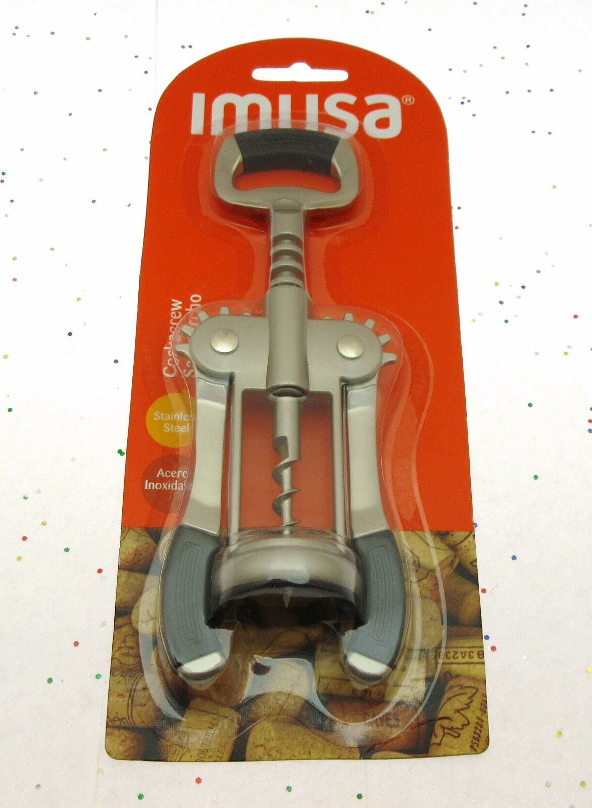 IMUSA ~ Corkscrew ~ Wine Bottle Opener ~ Quality