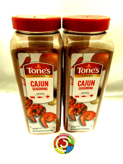 2 Pack 22 Ounce Tones Cajun Seasoning Spices Seafood Food Cooking  Buy it now