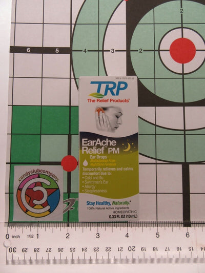 TRP EarAche Relief PM Ear Drops Relieves Ache Swimmers cold flu allergy