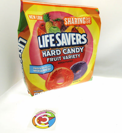 Lifesavers Fruit Variety 10 Flavor Individually Wrapped Hard Candy ~ 14.5oz Bag