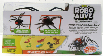 Robo Alive ~ Redback spider ~ Crawles Like A Real Spider ~ By Zuru