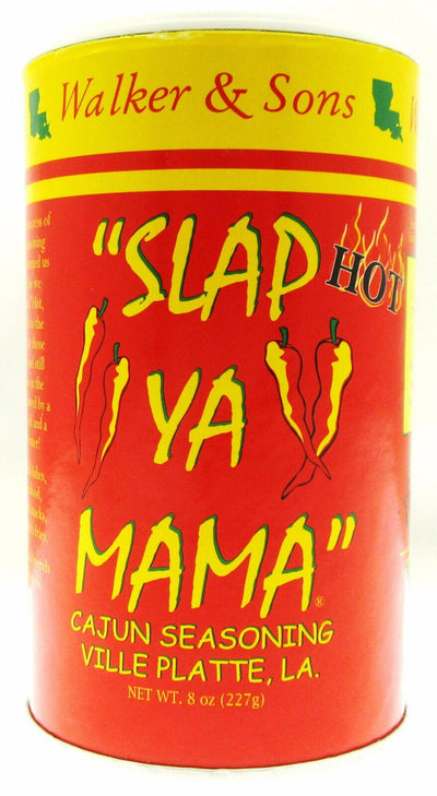 Walker and Sons Slap Ya Mama - HOT!! Cajun Seasoning - 8 oz. Can Spice