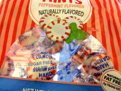 Peppermint Sugar Free Coastal Bay Hard Candy 2.75oz bag Lot of 2