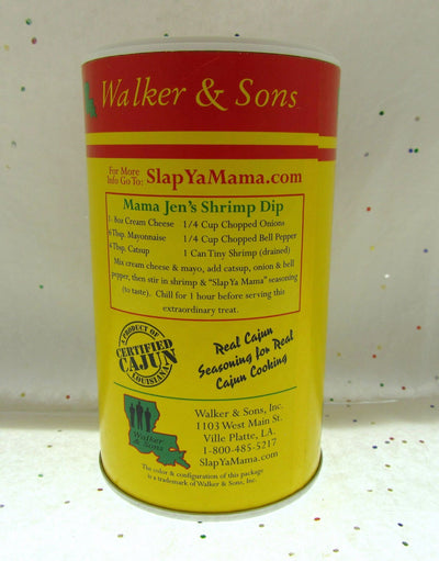Walker and Sons Slap Ya Mama - Original Blend Cajun Seasoning - 8 oz. Can Spice