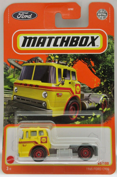1965 Ford C900 Yellow ~ 1:64 Scale ~ Matchbox