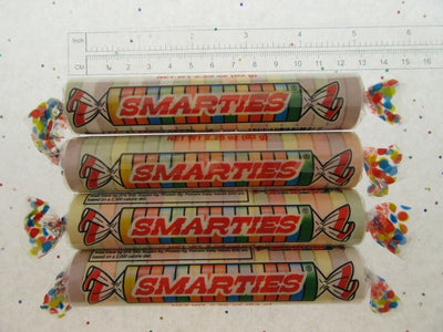 Smarties ~ 4 Huge Rolls ~ Extra Large ~ Candy 2.25 oz ea Smarty