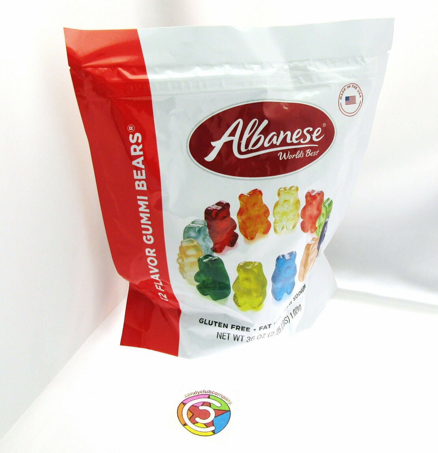 Albanese Gummi Bears fruit chewy candy gummy ~ 12 Flavor ~ 36oz Bag