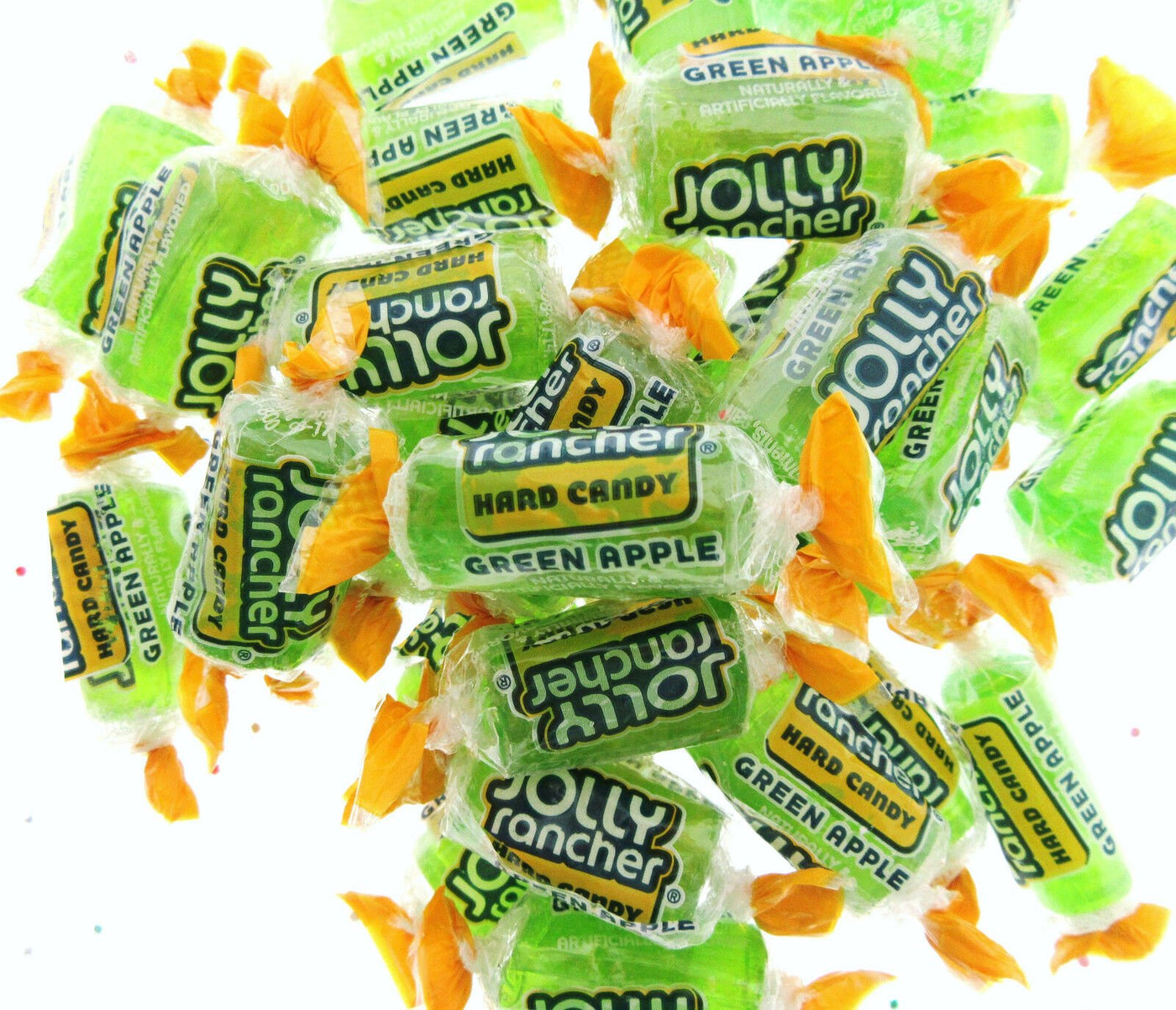 Jolly Rancher Green Apple ~ 8oz hard candy ~ Half Pound Candy