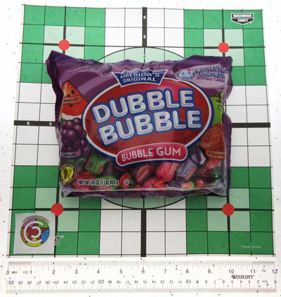 Dubble Bubble ~ 4 Flavor Fruit Mix 16oz Double Bubble Gum Chewing ~ 16oz bag