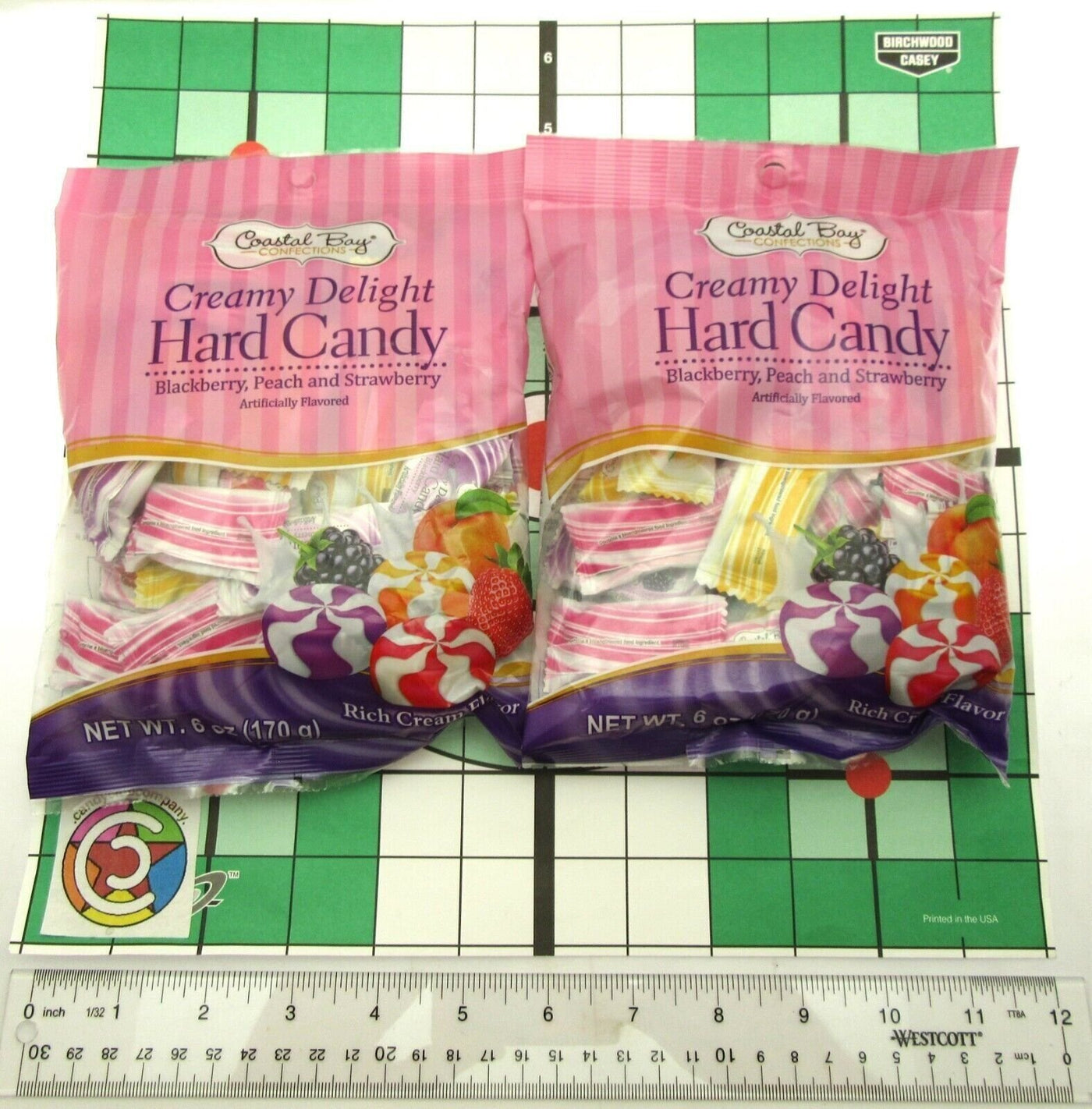 Creamy Delight Hard Candy ~ Coastal Bay 6oz bag Lot of 2