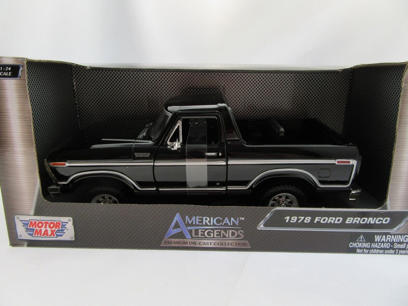 1978 Ford Bronco ~ Black ~ 1:27 Die Cast ~ American Legends