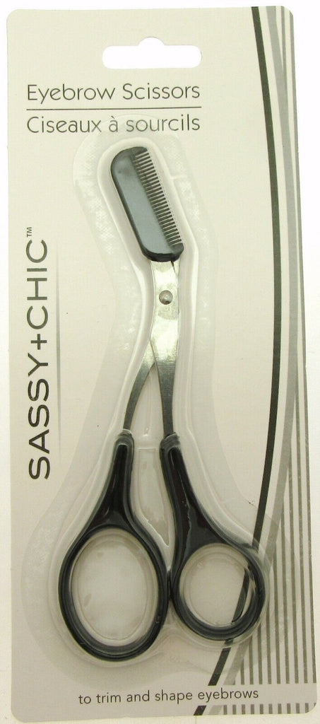Sassy+Chic Trimming and Shaping Eyebrow Pink Scissors