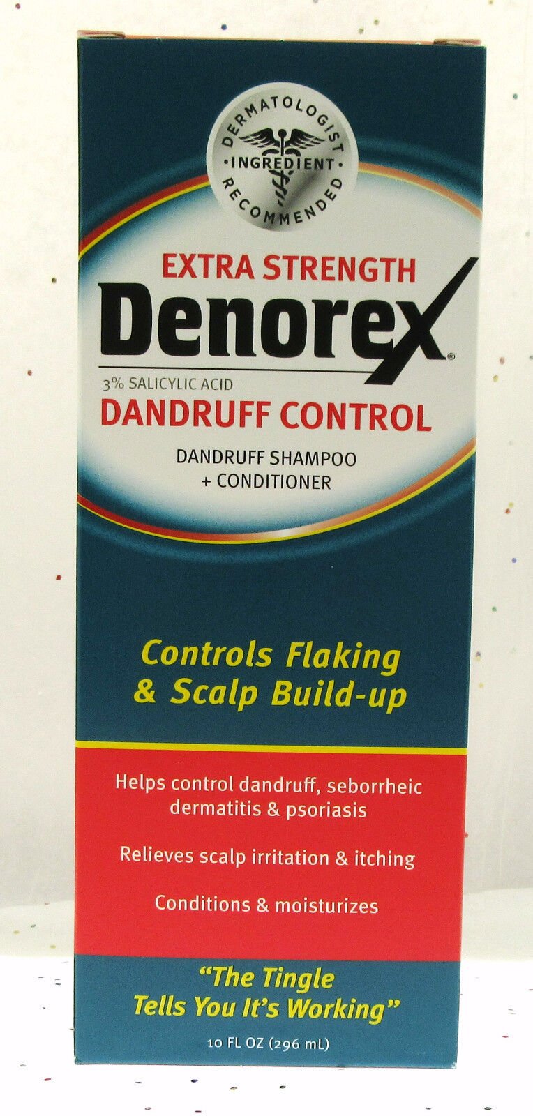 Denorex ~ Dandruff Control Shampoo with Salicylic Acid 3% ~ 10 fl oz