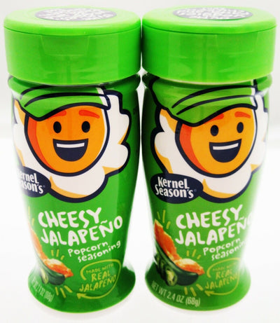 Kernel Season's Popcorn Seasoning Cheesy Jalapeno ~ 2.4oz Two Pack