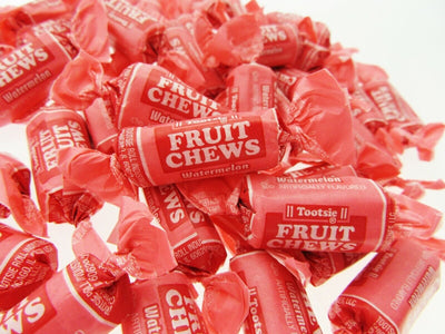 Tootsie Roll WATERMELON 8oz Fruit Chews Half Pound Candy ~ NEW FLAVOR