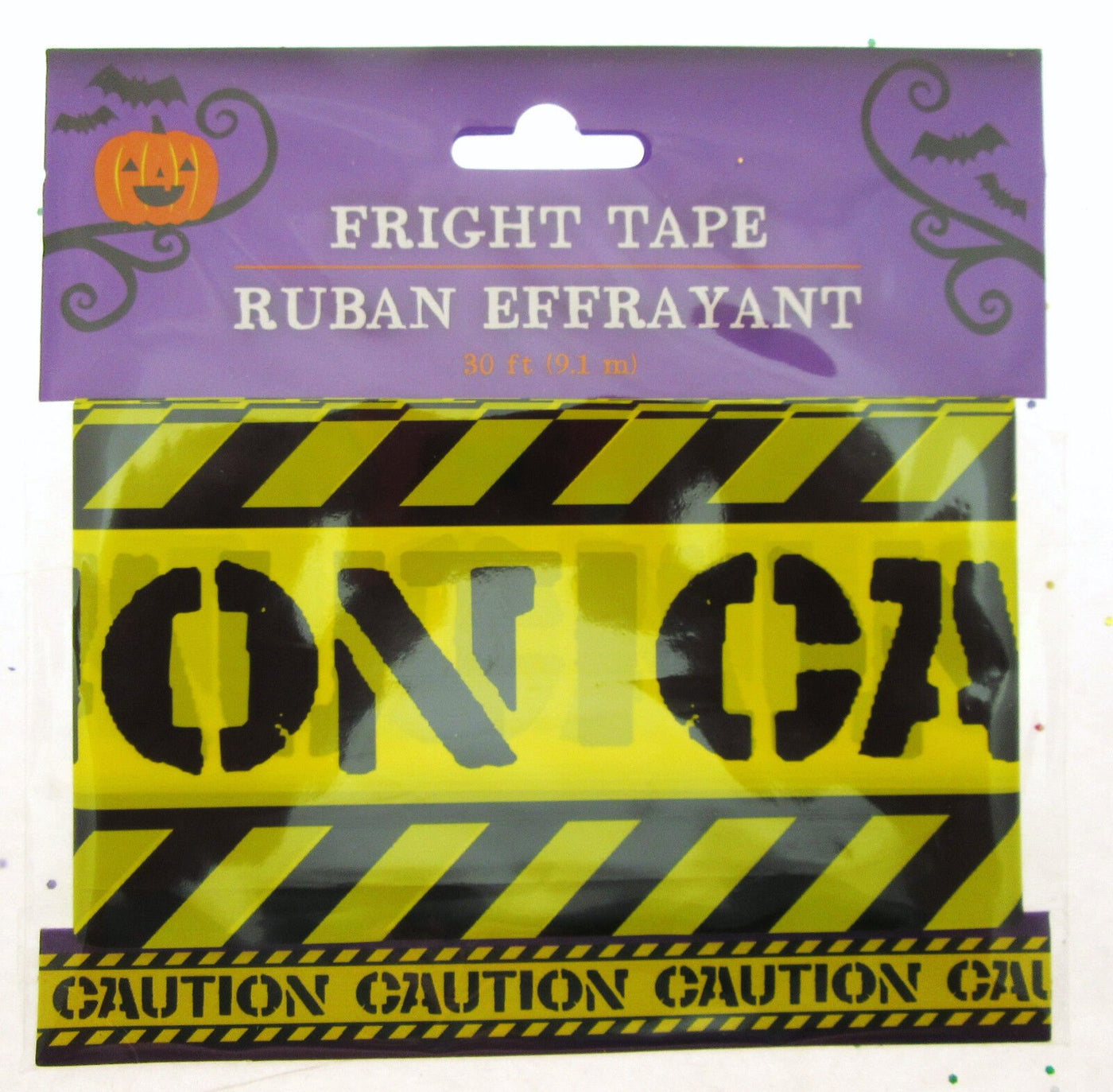 Fright Tape ~ Caution ~ Halloween Decoration ~ 30 Feet