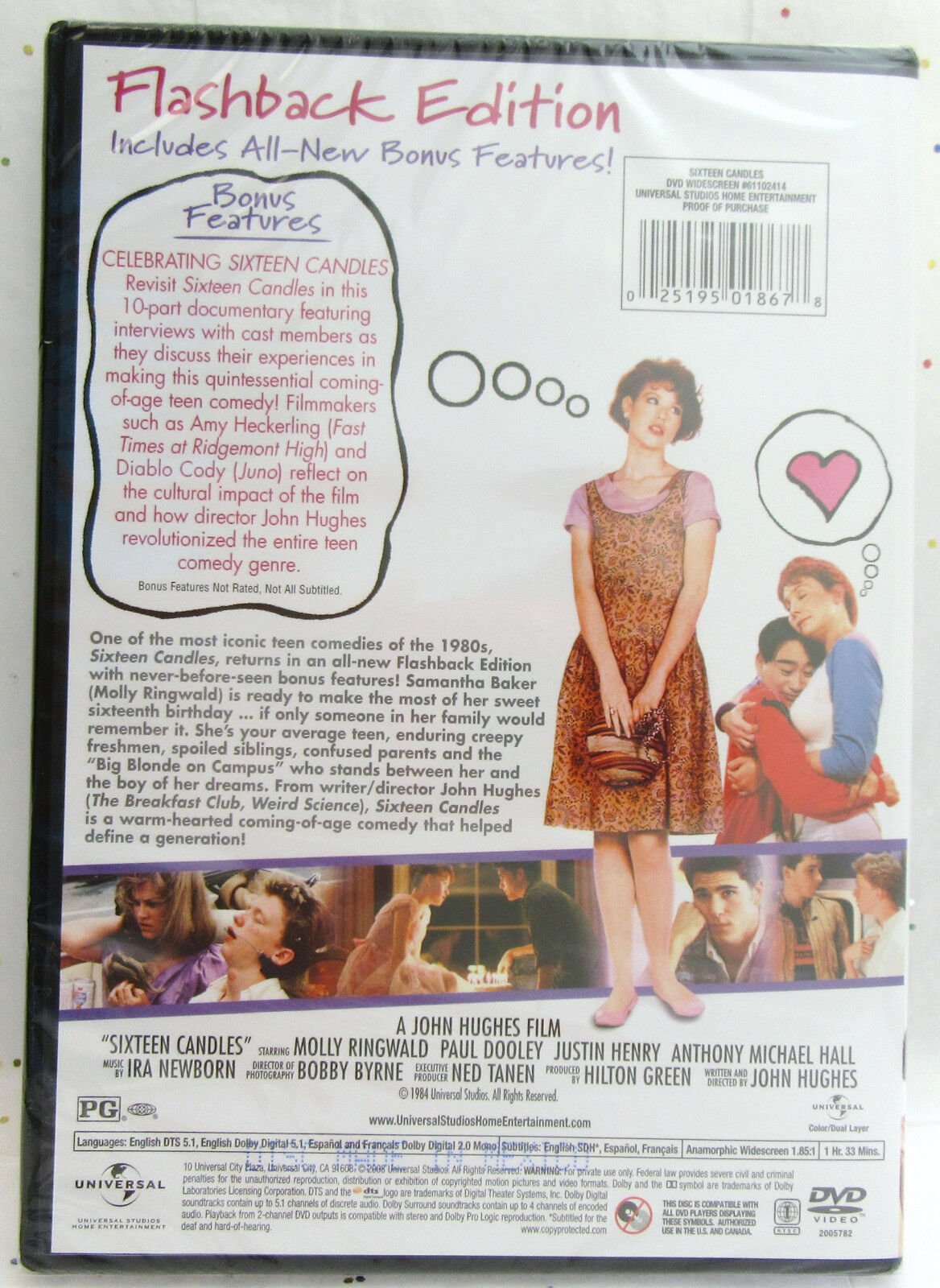 Sixteen Candles ~ 1984 ~ Flashback Edition ~ Movie Comedy New DVD
