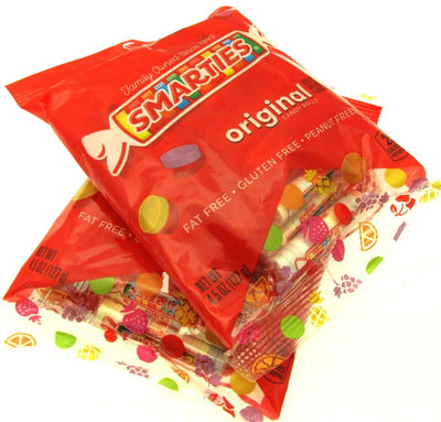 Smarties ~ Original ~ American Fruit Candy ~ 4.5oz Bag ~ Lot of 2