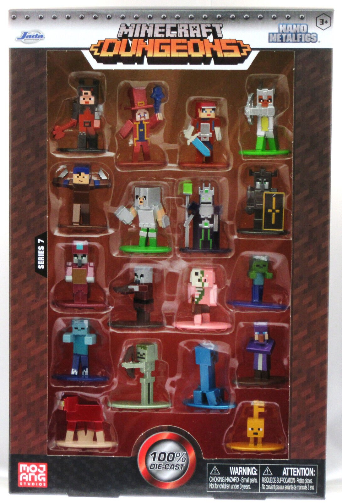 Minecraft ~ Dungeons ~ Die Cast ~ 18 Figurines ~ Melalfigs