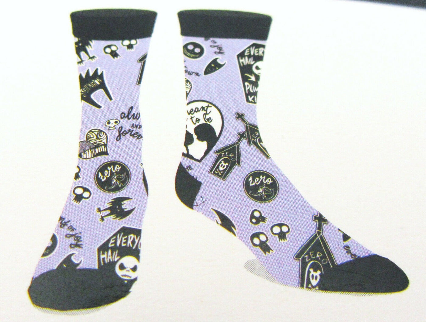 Nighmare Before Christmas Socks ~ Fits Shoe Size 8-12 ~ Casual Crew ~ 6 Pair