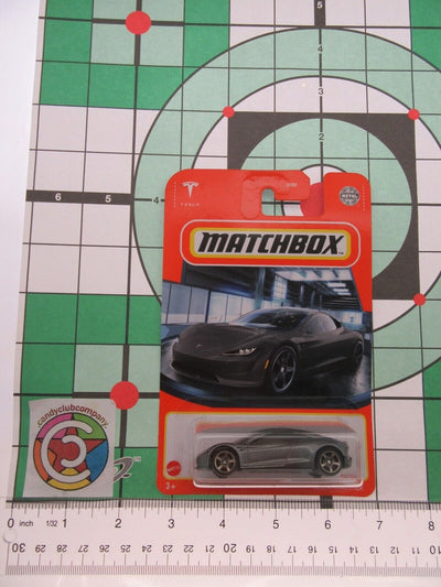 Matchbox ~ Tesla Roadster ~ Platinum ~ 1:64 Scale