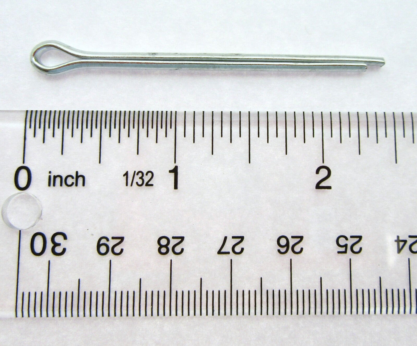 Cotter Split Pin ~ 1/8 inch x 2 inch ~ Extra Long ~ Zinc Plated ~ 4 Pack