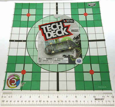 Tech Deck ~ Grizzly ~ Skateboard / Fingerboard ~ World Edition ~ Bear