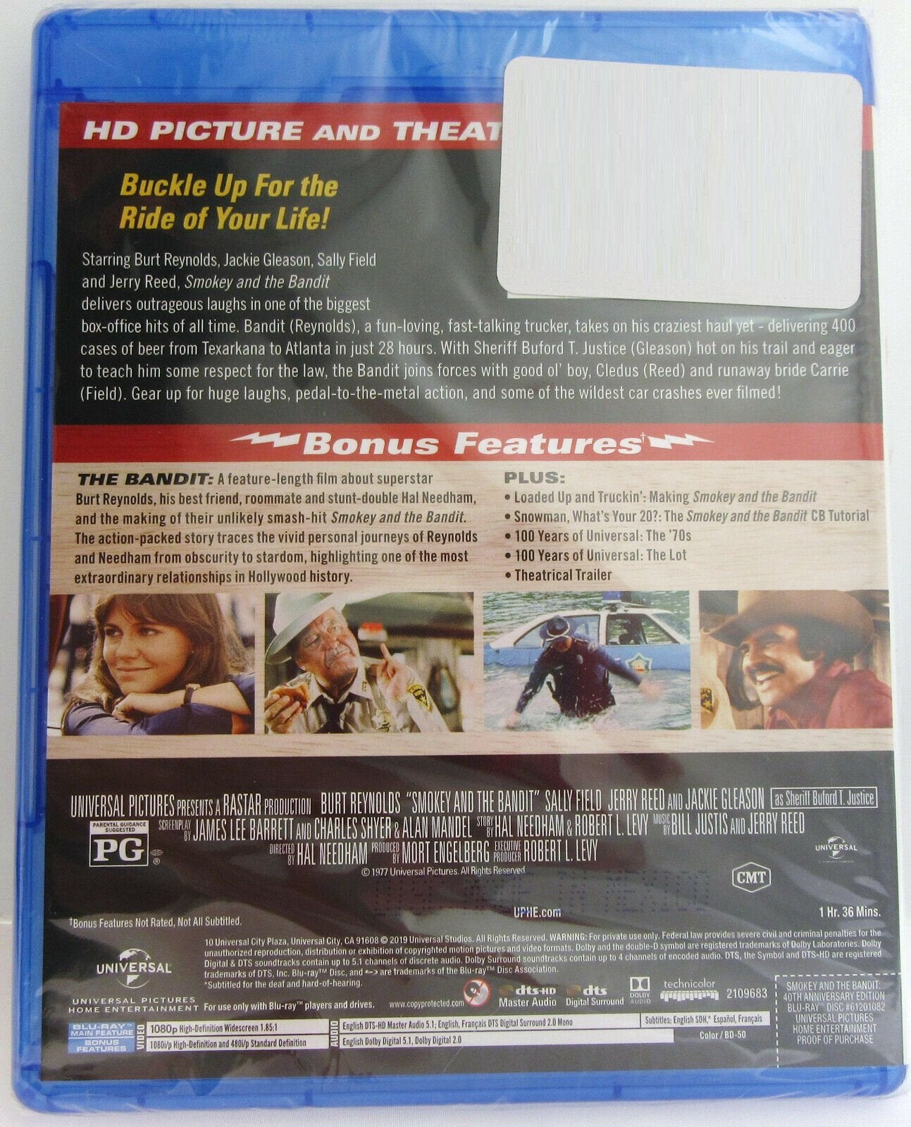 Smokey and the Bandit ~ 40th anniversary edition ~ Film Movie ~ New Blu-ray